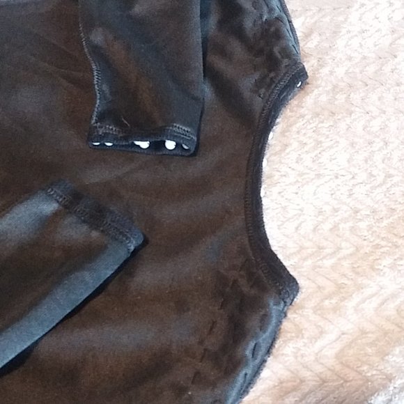 Women's Backless Mini Dress With Beaded Trim/Faux Pearls - Black - Size Small - Picture 11 of 16